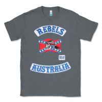 Charcoal Heather rebel MC supporter Classic Tee - ArtMosaic