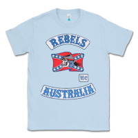 Dusty Blue rebel MC supporter Classic Tee - ArtMosaic