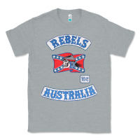 Heather Grey rebel MC supporter Classic Tee - ArtMosaic
