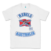 White rebel MC supporter Classic Tee - ArtMosaic
