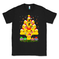 Black duck rubber duck christmas tree duckie and quack christmas 123 Classic Tee - ArtMosaic