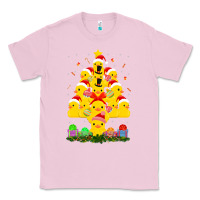 Bubblegum Pink duck rubber duck christmas tree duckie and quack christmas 123 Classic Tee - ArtMosaic