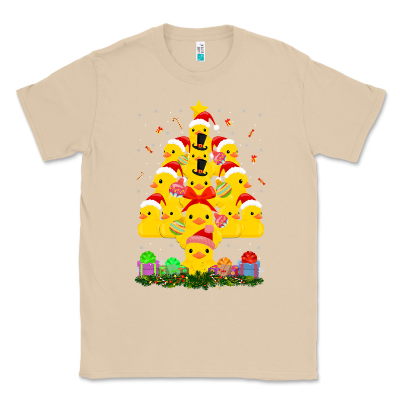 Duck Rubber Duck Christmas Tree Duckie And Quack Christmas 123 Classic Tee by ArtMosaic | Teevron
