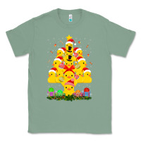 Sage duck rubber duck christmas tree duckie and quack christmas 123 Classic Tee - ArtMosaic