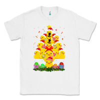 White duck rubber duck christmas tree duckie and quack christmas 123 Classic Tee - ArtMosaic