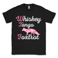 Black whiskey tango foxtrot military womens fun wtf quote t shirt Classic Tee - ArtMosaic
