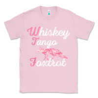 Bubblegum Pink whiskey tango foxtrot military womens fun wtf quote t shirt Classic Tee - ArtMosaic