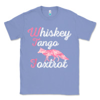 Colony Blue whiskey tango foxtrot military womens fun wtf quote t shirt Classic Tee - ArtMosaic