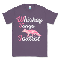 Lavender whiskey tango foxtrot military womens fun wtf quote t shirt Classic Tee - ArtMosaic