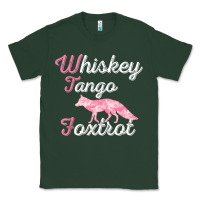 Sports Green whiskey tango foxtrot military womens fun wtf quote t shirt Classic Tee - ArtMosaic
