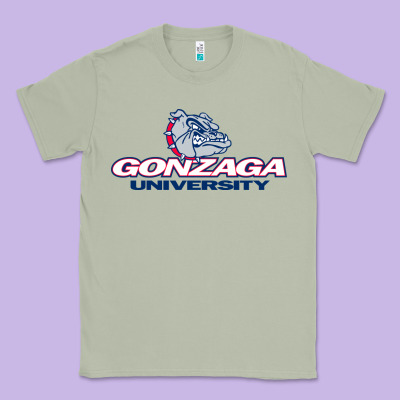 The Gonzaga Bulldogs Classic Tee Designed By Artmosaic