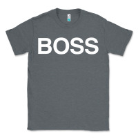 Charcoal Heather boss premium Classic Tee - ArtMosaic