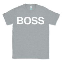 Heather Grey boss premium Classic Tee - ArtMosaic