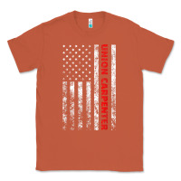 Copper Union Carpenter With A Vintage American Flag For Fans Classic Tee - ArtMosaic