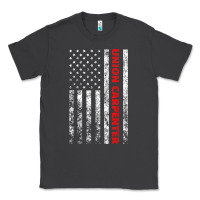 Smoke Union Carpenter With A Vintage American Flag For Fans Classic Tee - ArtMosaic
