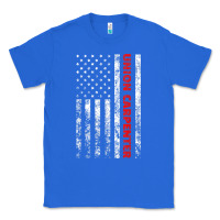 True Royal Union Carpenter With A Vintage American Flag For Fans Classic Tee - ArtMosaic