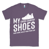 Lavender cross country running   xc run runner pullover hoodie Classic Tee - ArtMosaic