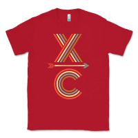 Red X-Country Design For Cross Country Runners and Coaches Classic Tee - ArtMosaic