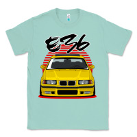 Seafoam Yellow E36 Classic Tee - ArtMosaic