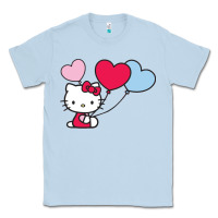 Dusty Blue kitty Classic Tee - ArtMosaic