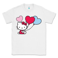 White kitty Classic Tee - ArtMosaic