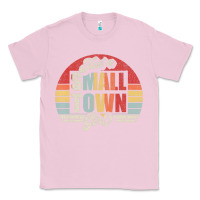 Bubblegum Pink Limited Edition Retro Vintage Just A Small Town Girl Classic Tee - ArtMosaic