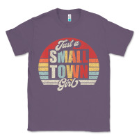 Lavender Limited Edition Retro Vintage Just A Small Town Girl Classic Tee - ArtMosaic