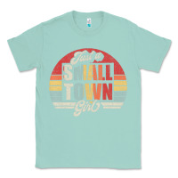 Seafoam Limited Edition Retro Vintage Just A Small Town Girl Classic Tee - ArtMosaic