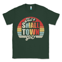 Sports Green Limited Edition Retro Vintage Just A Small Town Girl Classic Tee - ArtMosaic