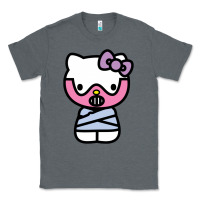 Charcoal Heather hell kitty cute devil Classic Tee - ArtMosaic
