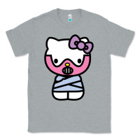 Heather Grey hell kitty cute devil Classic Tee - ArtMosaic