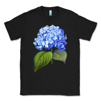 Black Blue  hydrangea Classic Tee - ArtMosaic