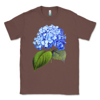 Chestnut Blue  hydrangea Classic Tee - ArtMosaic