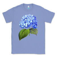 Colony Blue Blue  hydrangea Classic Tee - ArtMosaic