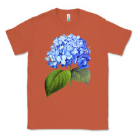 Copper Blue  hydrangea Classic Tee - ArtMosaic