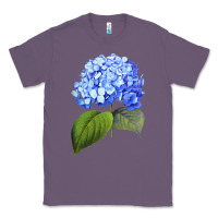 Lavender Blue  hydrangea Classic Tee - ArtMosaic