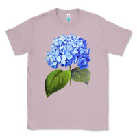 Lilac Blue  hydrangea Classic Tee - ArtMosaic