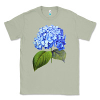 Matcha Blue  hydrangea Classic Tee - ArtMosaic