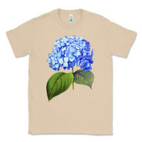 Mushroom Blue  hydrangea Classic Tee - ArtMosaic