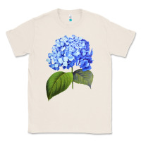 Natural Blue  hydrangea Classic Tee - ArtMosaic