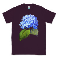 Plum Blue  hydrangea Classic Tee - ArtMosaic