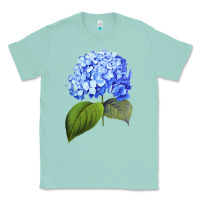 Seafoam Blue  hydrangea Classic Tee - ArtMosaic