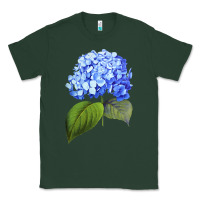 Sports Green Blue  hydrangea Classic Tee - ArtMosaic