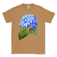 Toasted Coconut Blue  hydrangea Classic Tee - ArtMosaic