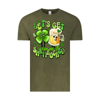 Vintage Olive let's get shamrocked Vintage Tee - Artiststas