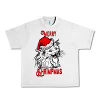 Lunar Rock Merry Christmas Cat Urban Heavy Tee - SublimationCraftShop