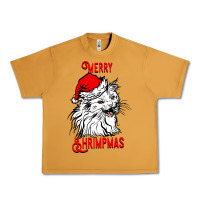 Peanut Butter Merry Christmas Cat Urban Heavy Tee - SublimationCraftShop