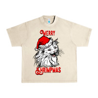 Sandshell Merry Christmas Cat Urban Heavy Tee - SublimationCraftShop