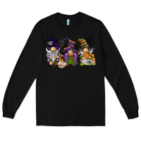 Black halloween gnomies Long Sleeve Tee - BarkalooDesign