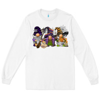 White halloween gnomies Long Sleeve Tee - BarkalooDesign